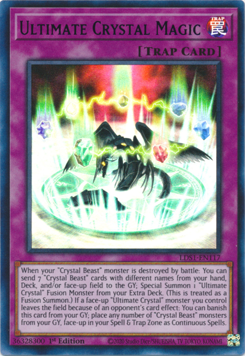 Ultimate Crystal Magic (Blue) [LDS1-EN117] Ultra Rare | Pegasus Games WI