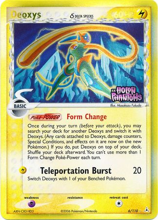 Deoxys (6/110) (Delta Species) (Stamped) [EX: Holon Phantoms] | Pegasus Games WI