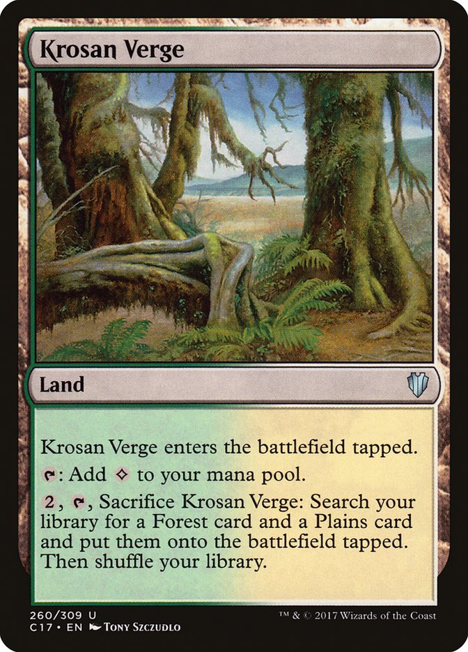 Krosan Verge [Commander 2017] | Pegasus Games WI