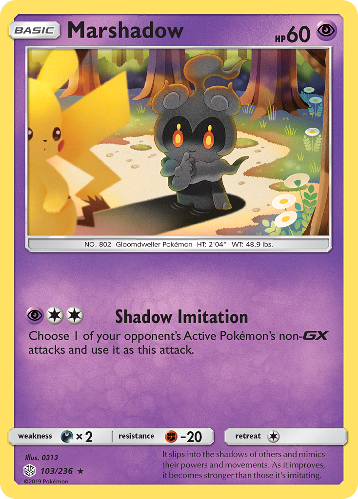 Marshadow (103/236) [Sun & Moon: Cosmic Eclipse] | Pegasus Games WI