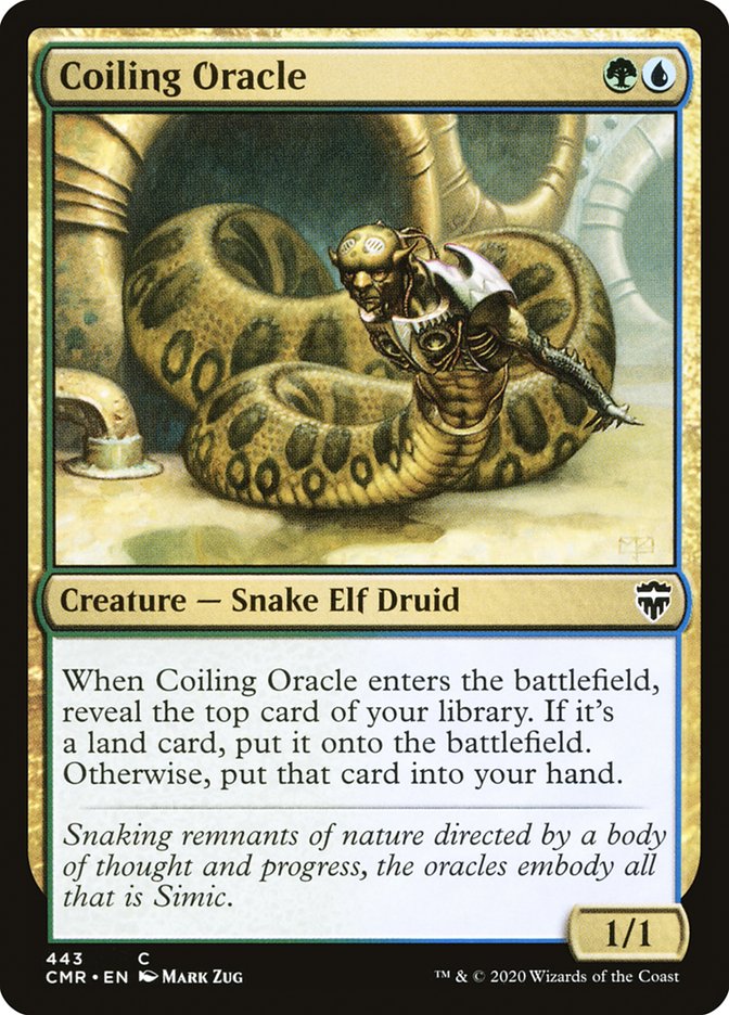 Coiling Oracle [Commander Legends] | Pegasus Games WI