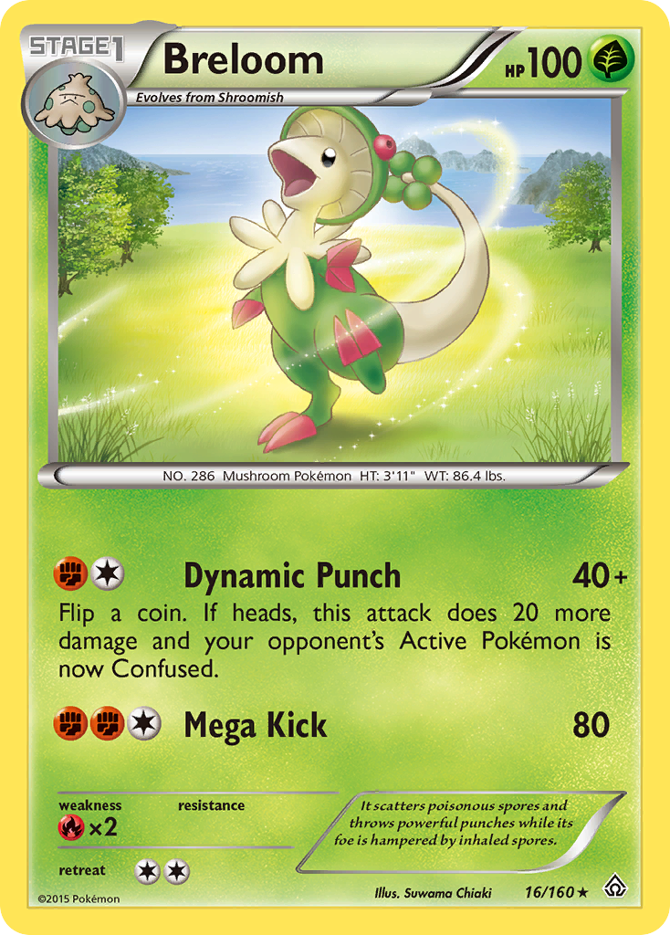 Breloom (16/160) [XY: Primal Clash] | Pegasus Games WI