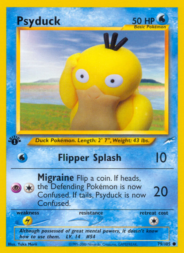 Psyduck (79/105) [Neo Destiny 1st Edition] | Pegasus Games WI