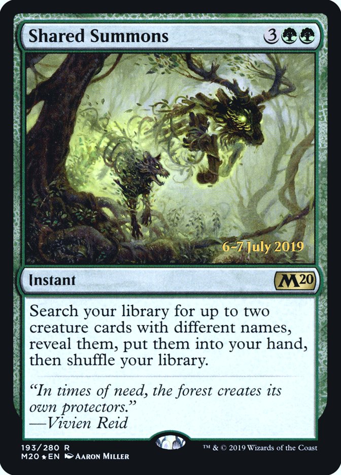 Shared Summons [Core Set 2020 Prerelease Promos] | Pegasus Games WI