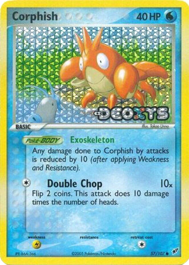 Corphish (57/107) (Stamped) [EX: Deoxys] | Pegasus Games WI