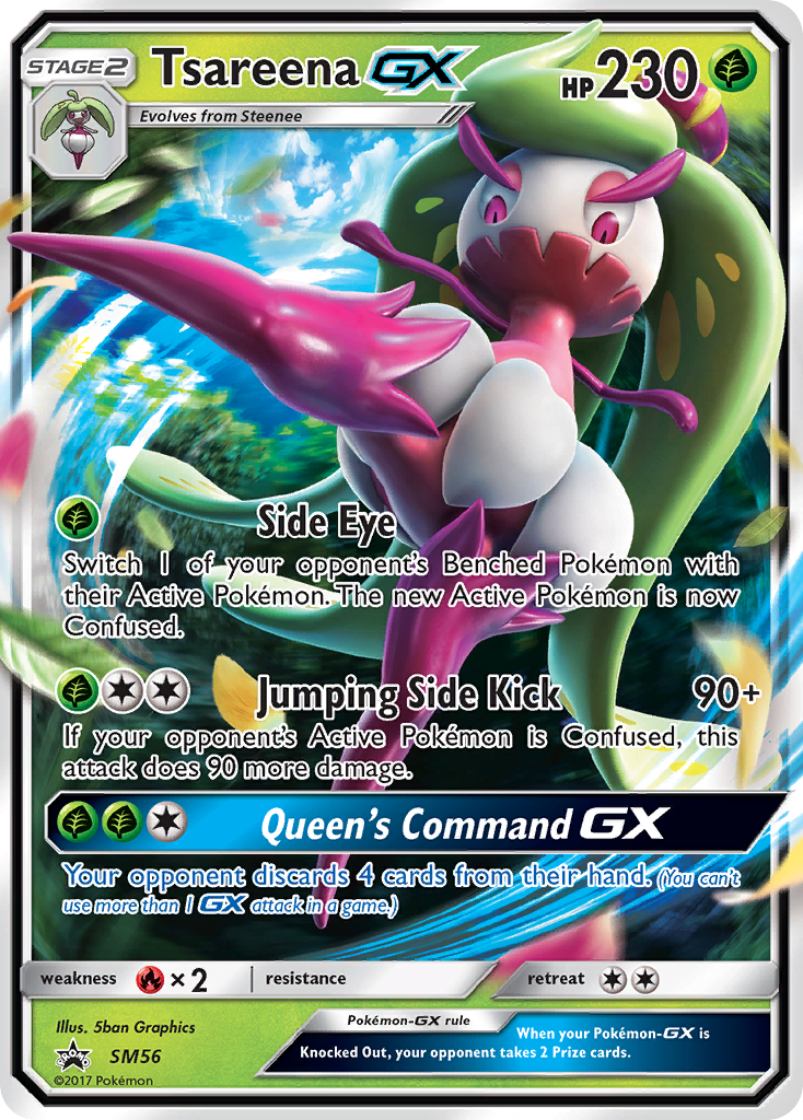 Tsareena GX (SM56) [Sun & Moon: Black Star Promos] | Pegasus Games WI