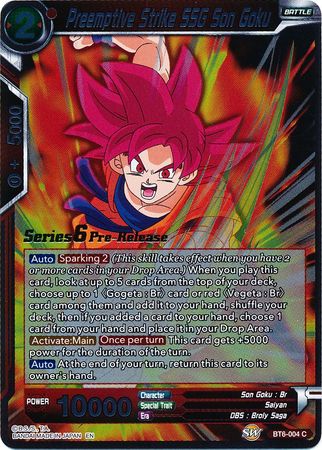 Preemptive Strike SSG Son Goku (Destroyer Kings) [BT6-004_PR] | Pegasus Games WI