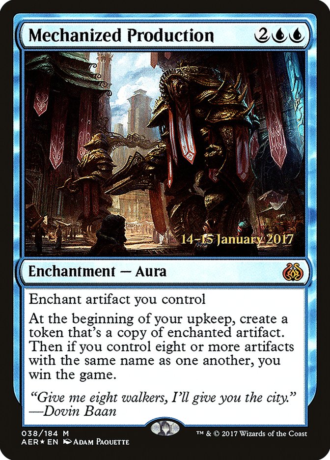 Mechanized Production [Aether Revolt Prerelease Promos] | Pegasus Games WI