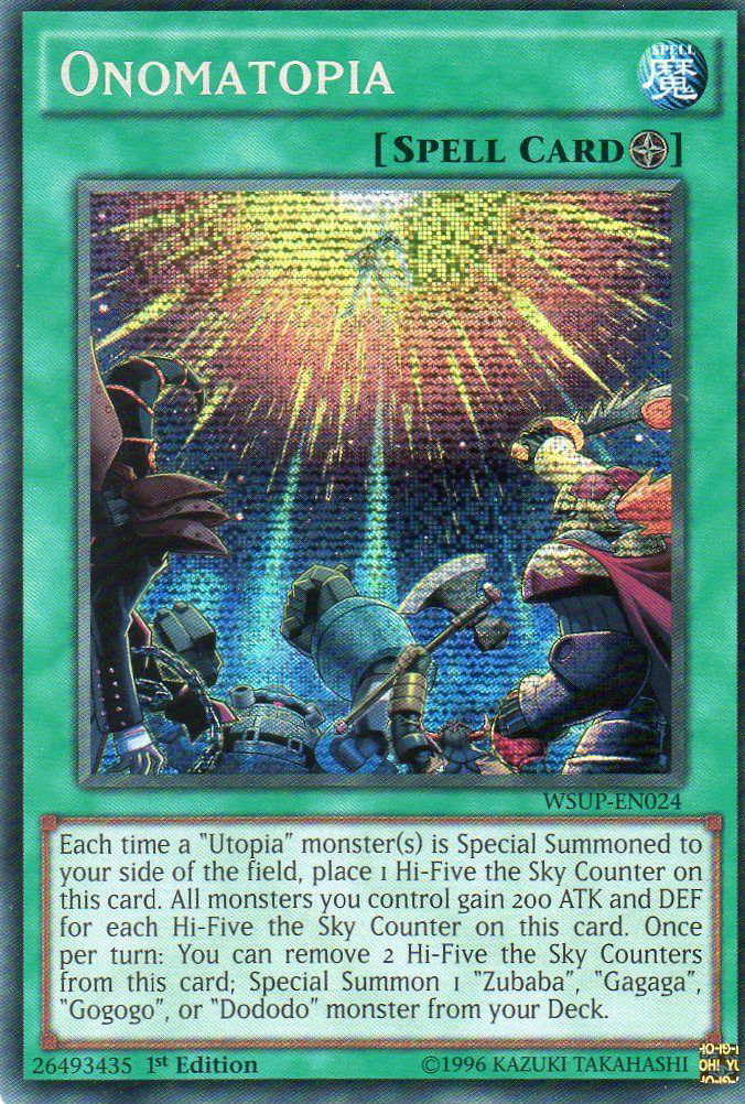 Onomatopia [WSUP-EN024] Prismatic Secret Rare | Pegasus Games WI