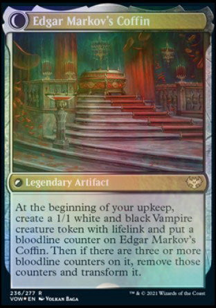 Edgar, Charmed Groom // Edgar Markov's Coffin [Innistrad: Crimson Vow Prerelease Promos] | Pegasus Games WI