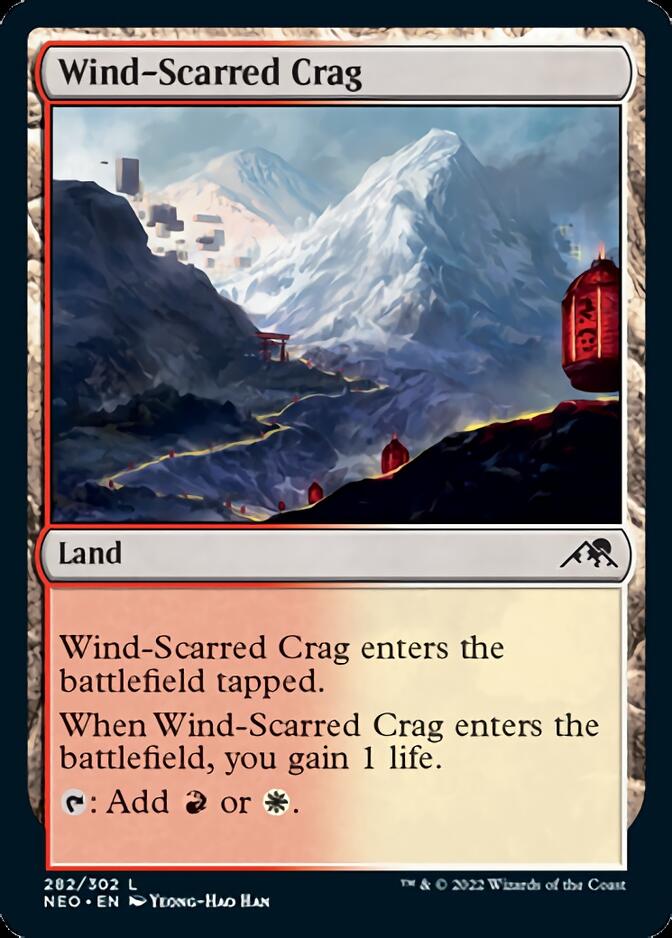 Wind-Scarred Crag [Kamigawa: Neon Dynasty] | Pegasus Games WI