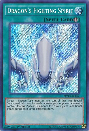 Dragon's Fighting Spirit [MVP1-ENS07] Secret Rare | Pegasus Games WI