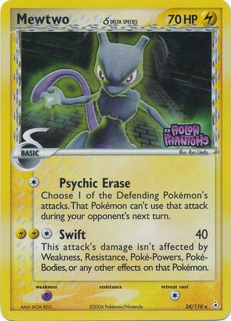 Mewtwo (24/110) (Delta Species) (Stamped) [EX: Holon Phantoms] | Pegasus Games WI