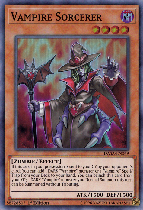 Vampire Sorcerer [DASA-EN049] Super Rare | Pegasus Games WI