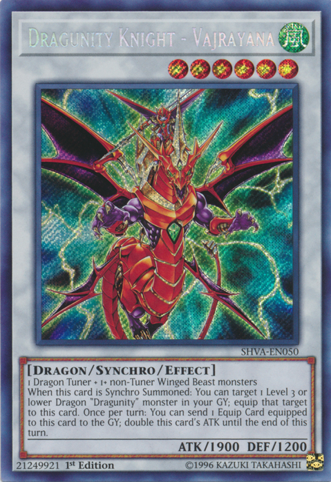 Dragunity Knight - Vajrayana [SHVA-EN050] Secret Rare | Pegasus Games WI