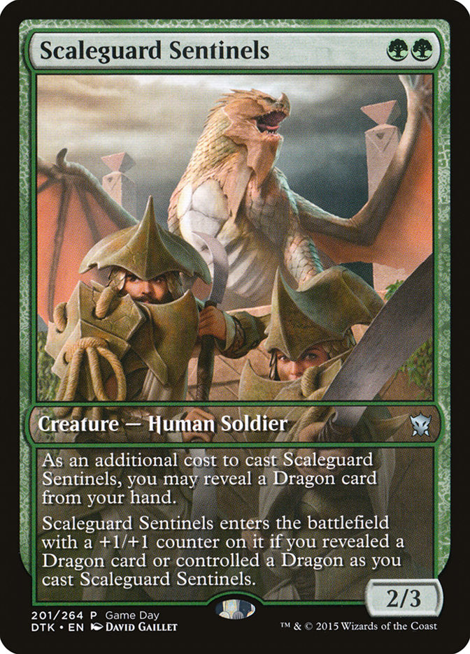 Scaleguard Sentinels (Game Day) [Dragons of Tarkir Promos] | Pegasus Games WI