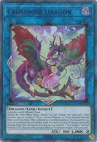 Crossrose Dragon (Purple) [LDS2-EN114] Ultra Rare | Pegasus Games WI