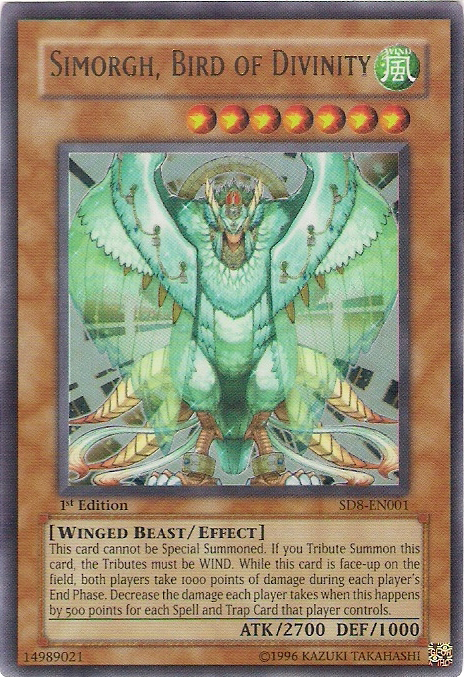 Simorgh, Bird of Divinity [SD8-EN001] Ultra Rare | Pegasus Games WI