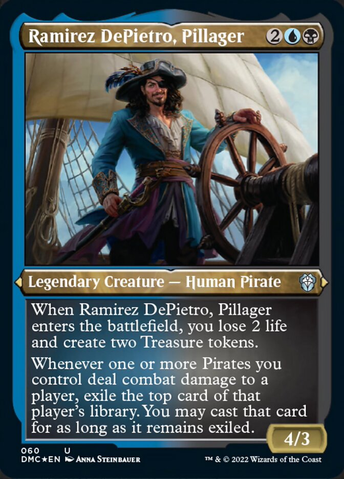 Ramirez DePietro, Pillager (Foil Etched) [Dominaria United Commander] | Pegasus Games WI