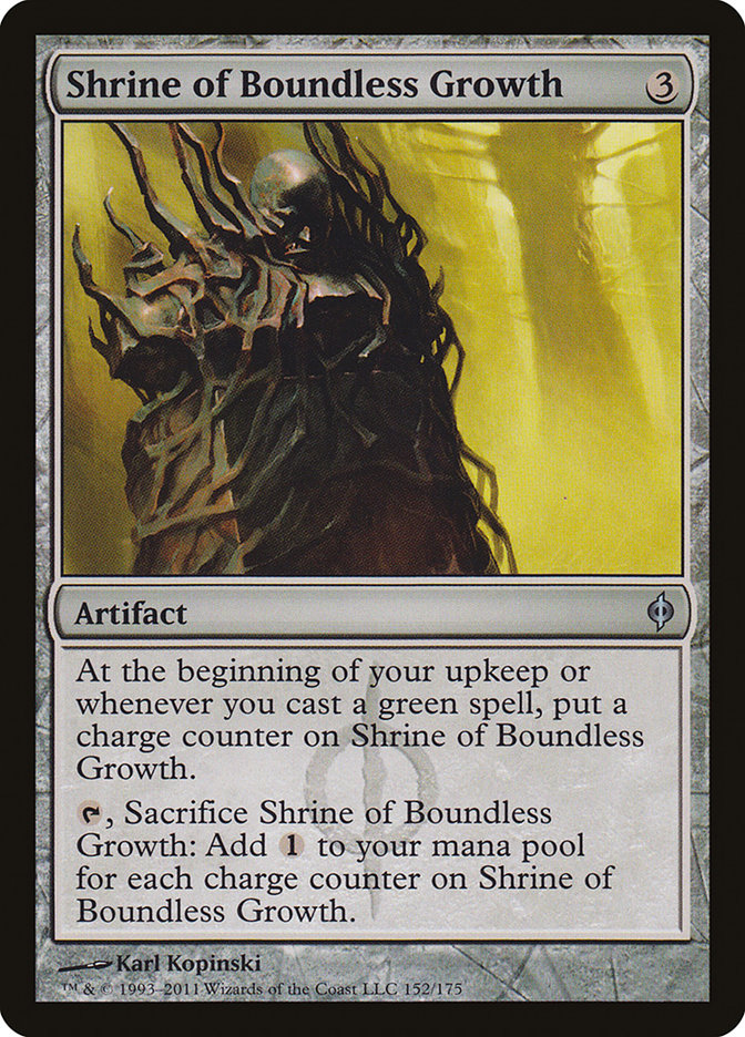 Shrine of Boundless Growth [New Phyrexia] | Pegasus Games WI