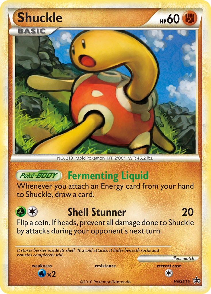 Shuckle (HGSS15) [HeartGold & SoulSilver: Black Star Promos] | Pegasus Games WI