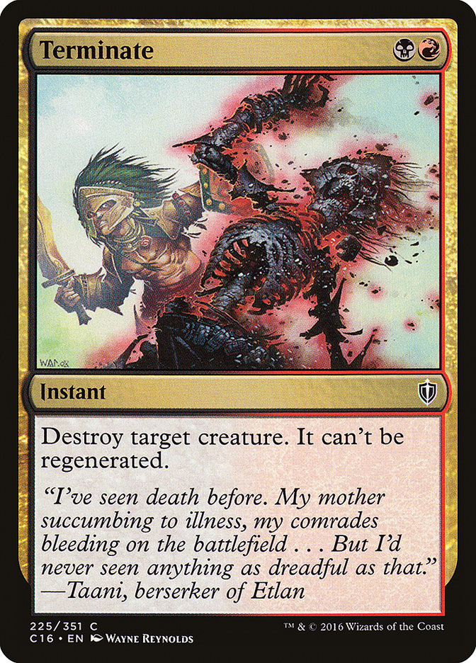 Terminate [Commander 2016] | Pegasus Games WI