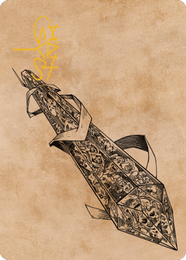 Stonespeaker Crystal Art Card (Gold-Stamped Signature) [Commander Legends: Battle for Baldur's Gate Art Series] | Pegasus Games WI