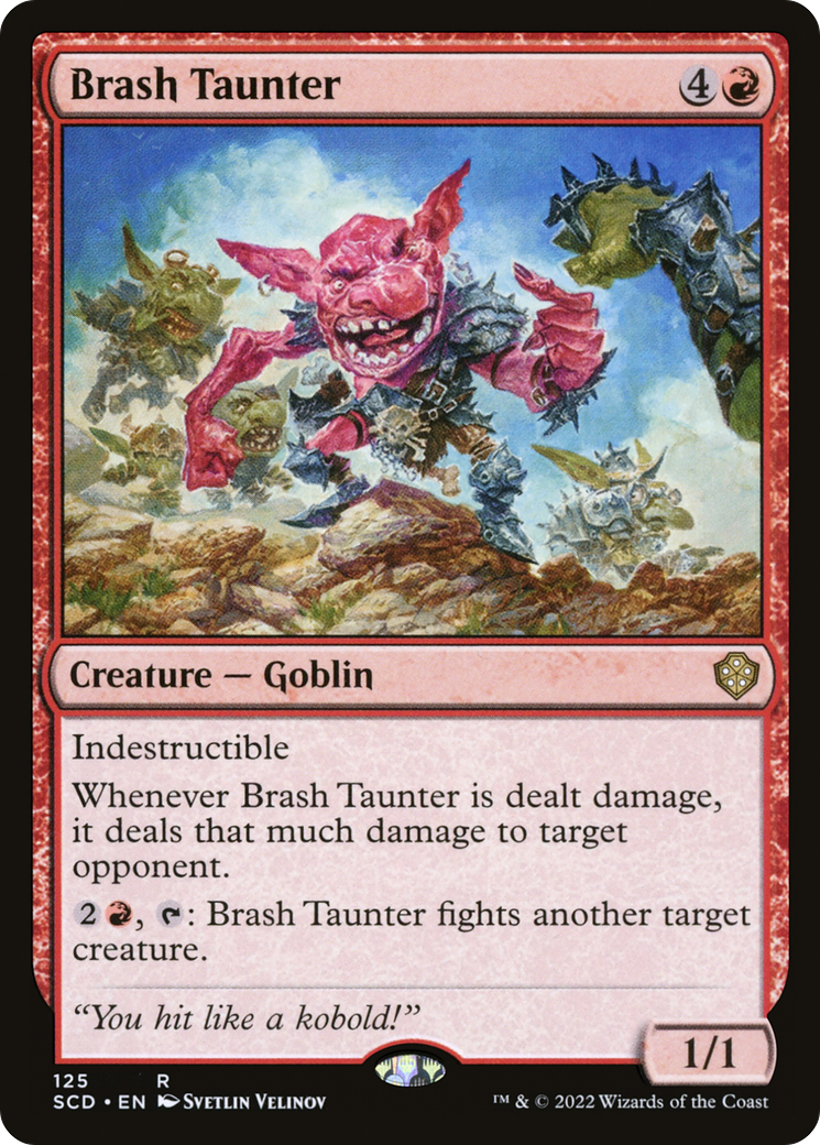 Brash Taunter [Starter Commander Decks] | Pegasus Games WI