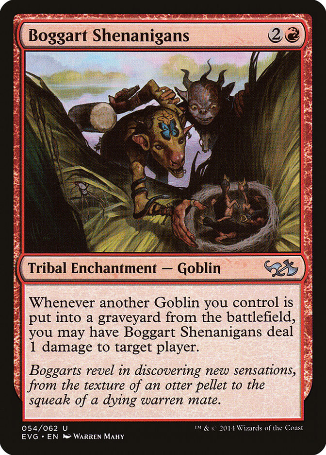 Boggart Shenanigans (Elves vs. Goblins) [Duel Decks Anthology] | Pegasus Games WI