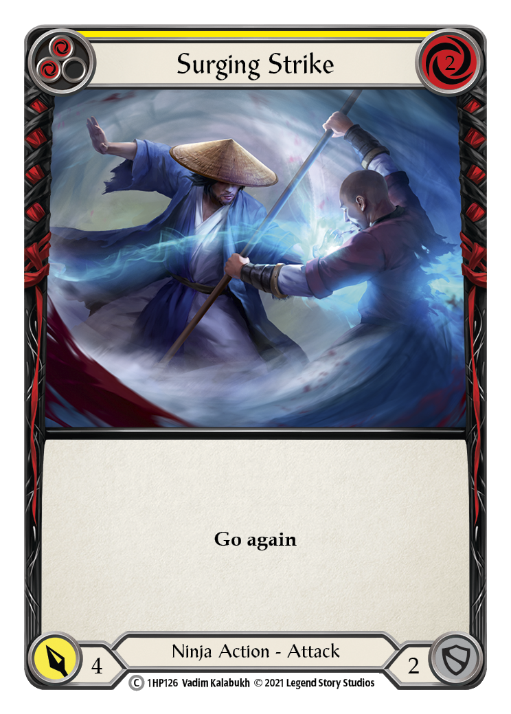 Surging Strike (Yellow) [1HP126] | Pegasus Games WI