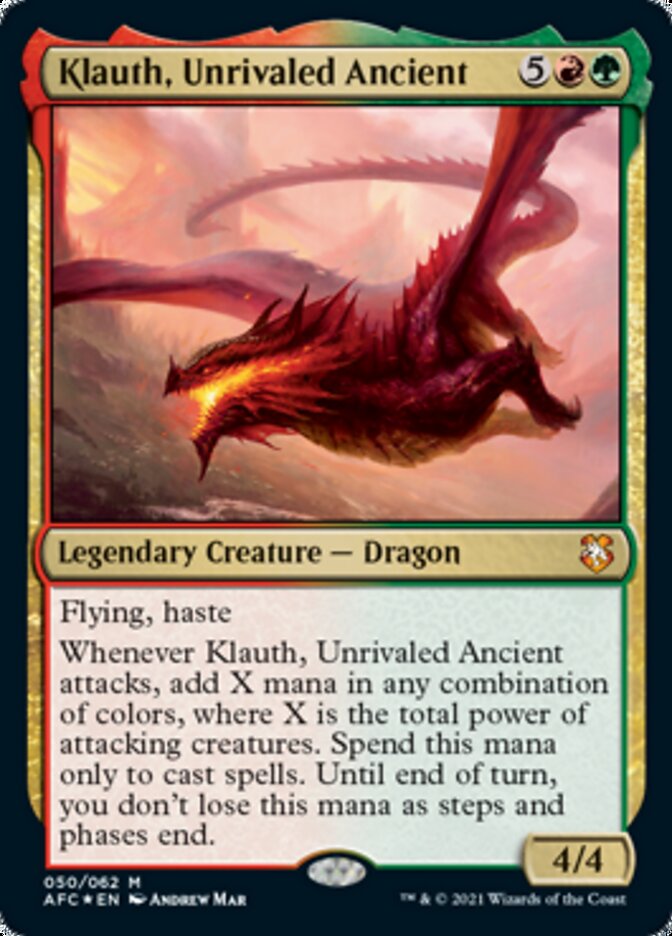 Klauth, Unrivaled Ancient [Dungeons & Dragons: Adventures in the Forgotten Realms Commander] | Pegasus Games WI