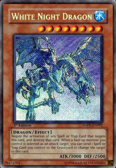 White Night Dragon [ANPR-EN092] Secret Rare | Pegasus Games WI