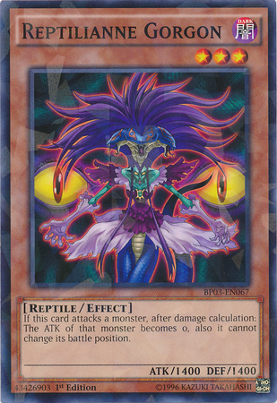 Reptilianne Gorgon (Shatterfoil) [BP03-EN067] Common | Pegasus Games WI