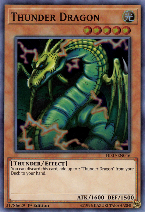 Thunder Dragon [HISU-EN046] Super Rare | Pegasus Games WI