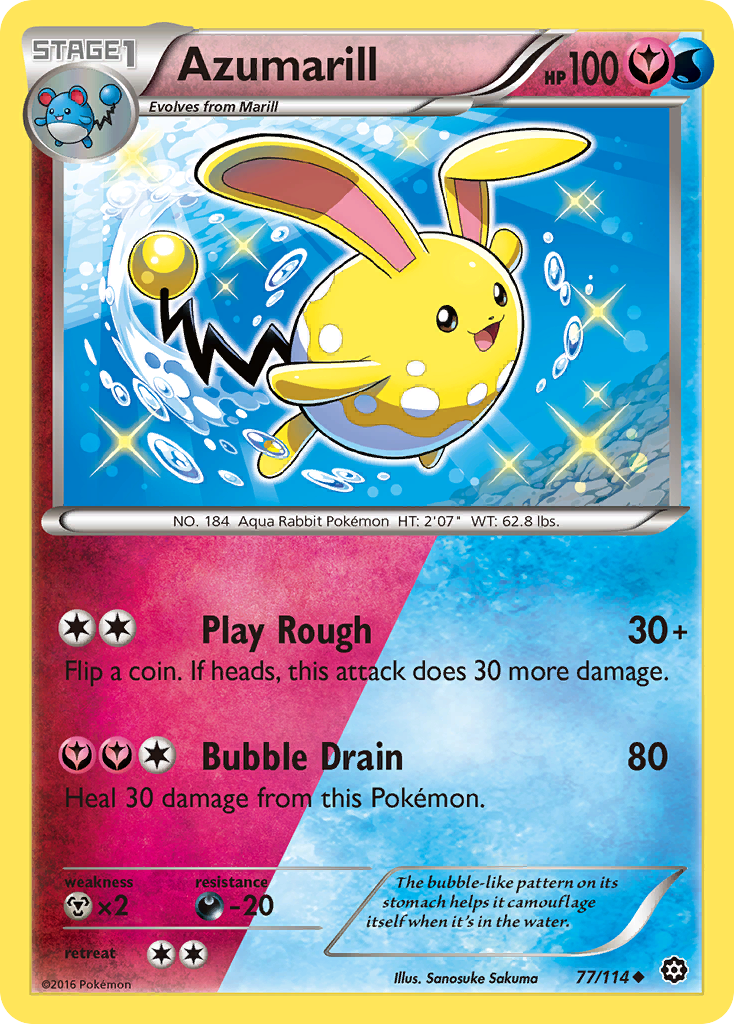 Azumarill (77/114) [XY: Steam Siege] | Pegasus Games WI