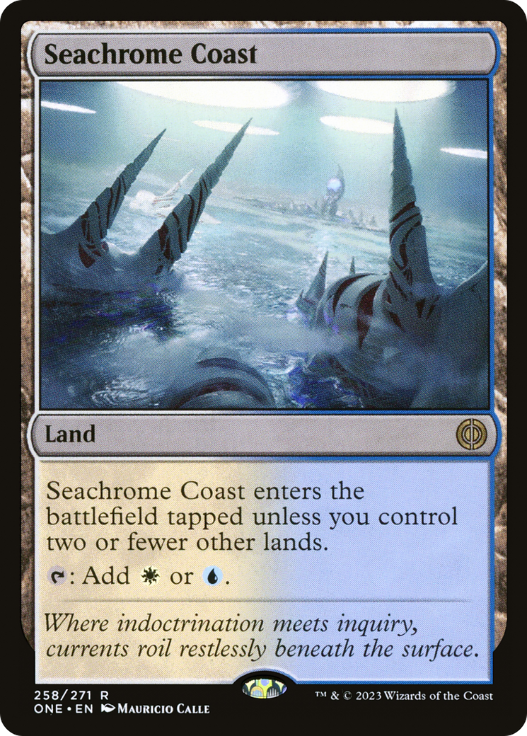 Seachrome Coast [Phyrexia: All Will Be One] | Pegasus Games WI