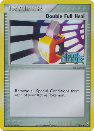 Double Full Heal (77/100) (Stamped) [EX: Crystal Guardians] | Pegasus Games WI