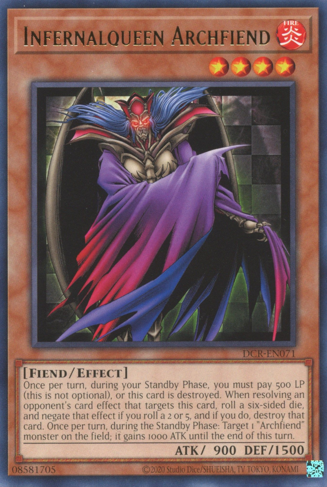 Infernalqueen Archfiend [DCR-EN071] Rare | Pegasus Games WI