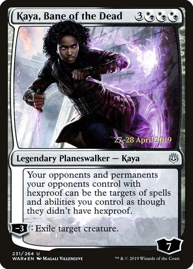 Kaya, Bane of the Dead [War of the Spark Prerelease Promos] | Pegasus Games WI