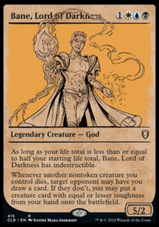 Bane, Lord of Darkness (Showcase) [Commander Legends: Battle for Baldur's Gate] | Pegasus Games WI