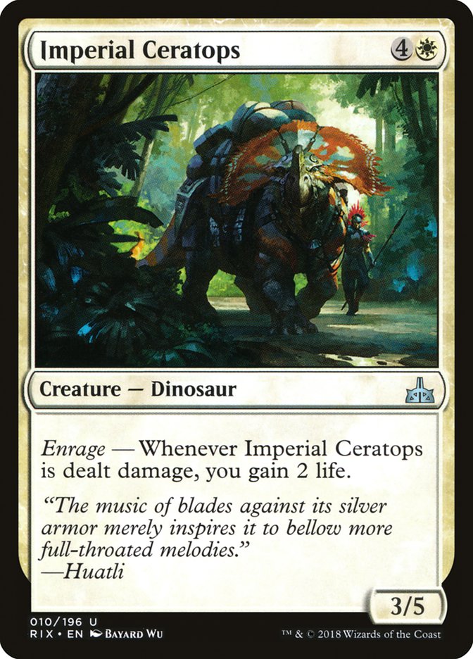 Imperial Ceratops [Rivals of Ixalan] | Pegasus Games WI