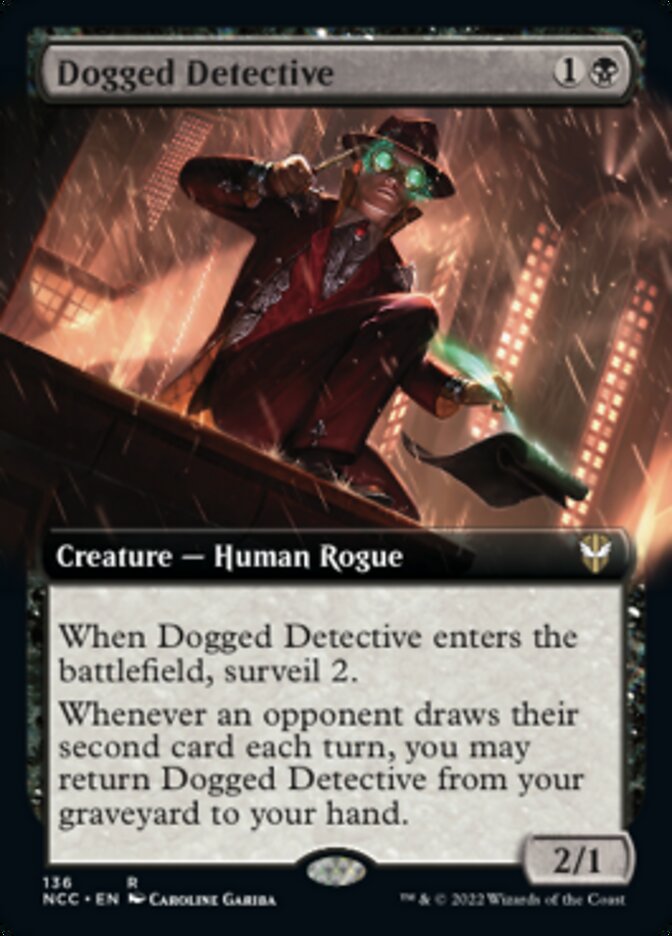 Dogged Detective (Extended Art) [Streets of New Capenna Commander] | Pegasus Games WI