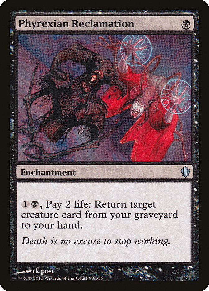 Phyrexian Reclamation [Commander 2013] | Pegasus Games WI