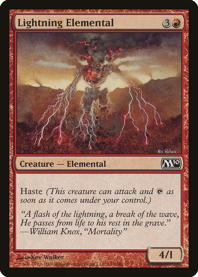 Lightning Elemental [Magic 2010] | Pegasus Games WI