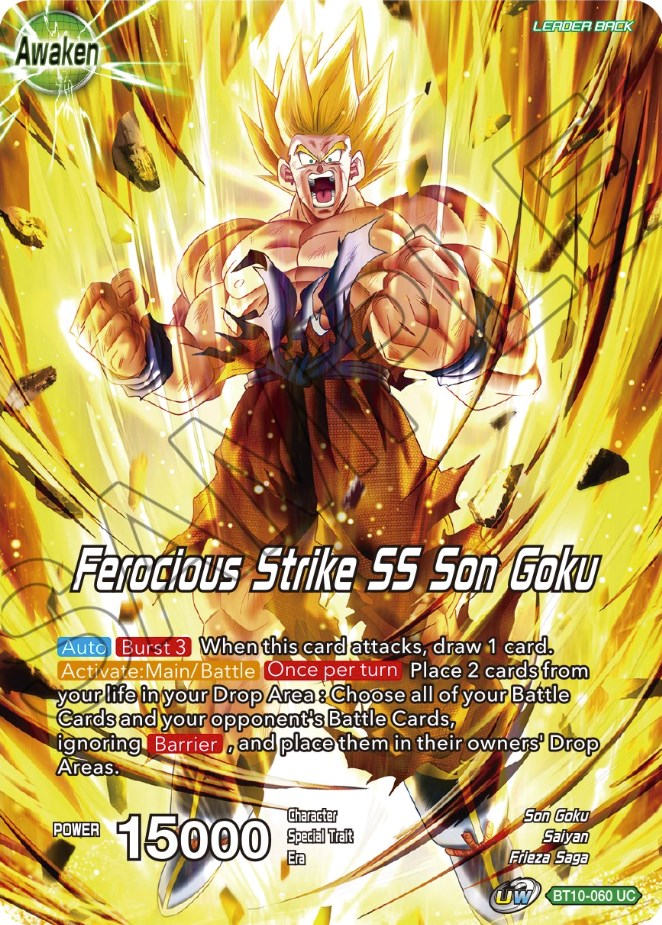 Son Goku // Ferocious Strike SS Son Goku (BT10-060) [Theme Selection: History of Son Goku] | Pegasus Games WI