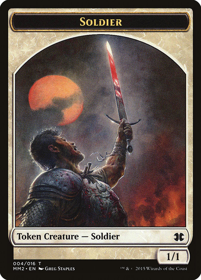 Soldier Token [Modern Masters 2015 Tokens] | Pegasus Games WI