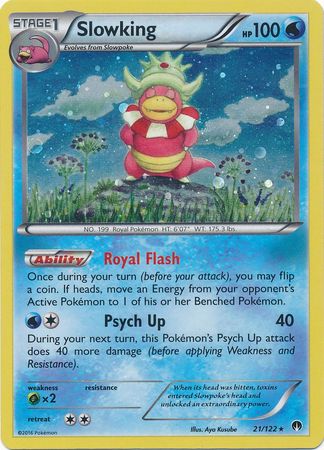 Slowking (21/122) (Cosmos Holo) [XY: BREAKpoint] | Pegasus Games WI