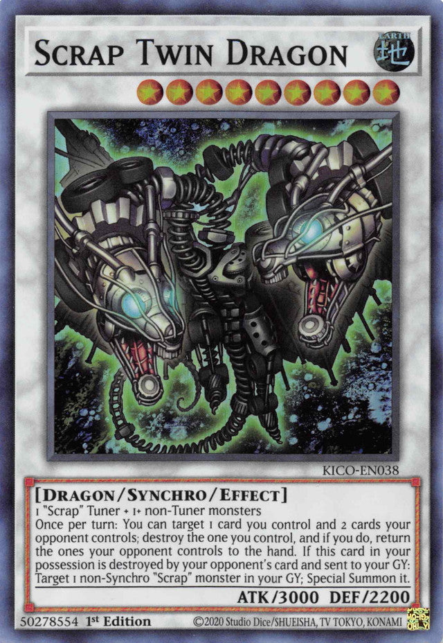 Scrap Twin Dragon [KICO-EN038] Super Rare | Pegasus Games WI