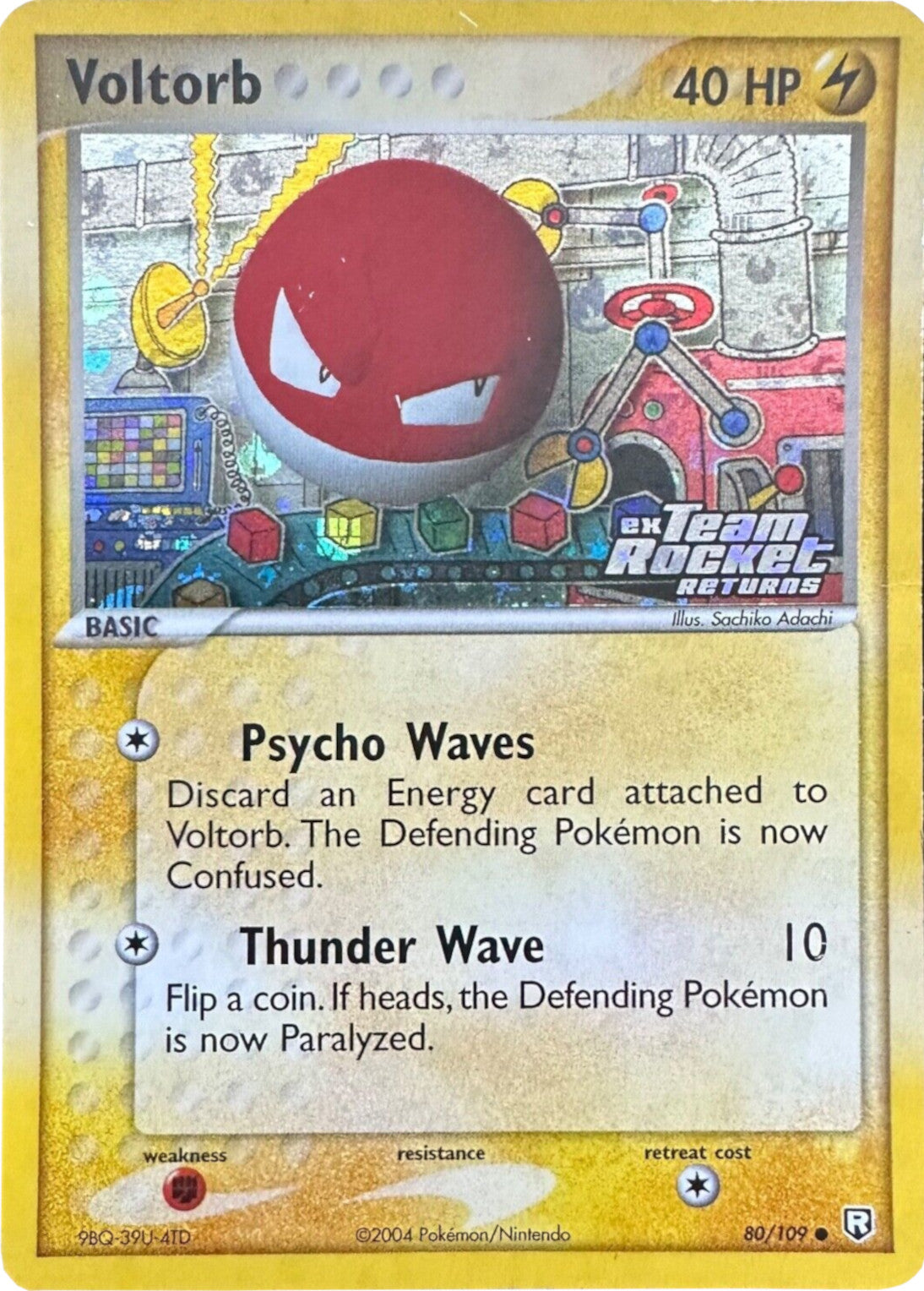 Voltorb (80/109) (Stamped) [EX: Team Rocket Returns] | Pegasus Games WI