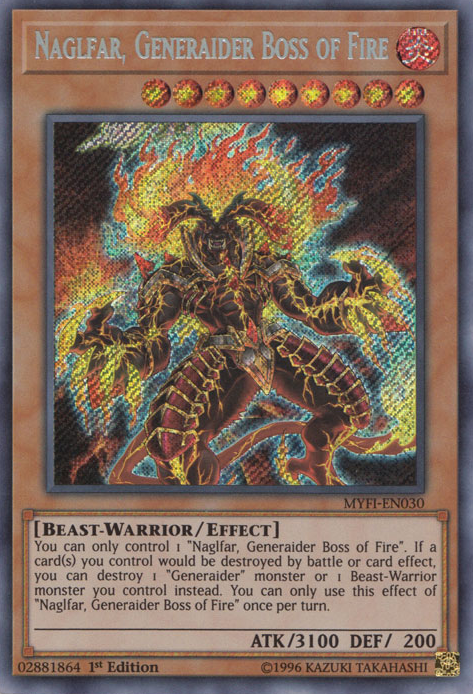 Naglfar, Generaider Boss of Fire [MYFI-EN030] Secret Rare | Pegasus Games WI